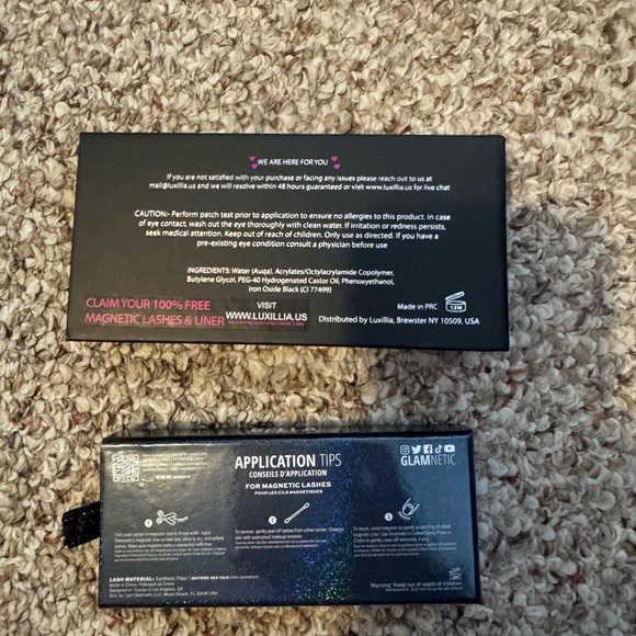 2 Pairs of Magnetic Lashes- New in Boxes - Picture 2 of 6